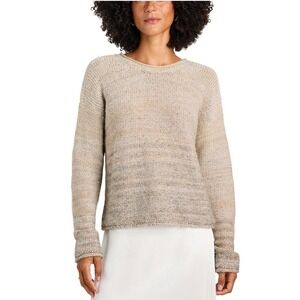 Splendid Elsa Sequin Sweater Tawny Silver Ombre Wool Blend‎ Pullover Medium